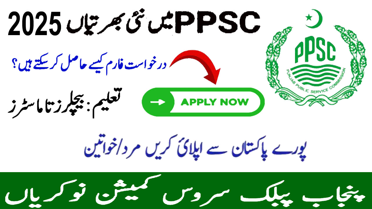 PPSC Jobs 2025 | Apply Online